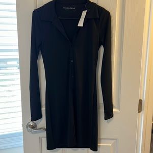 Abercrombie & Fitch Slinky Knit Shirt Dress